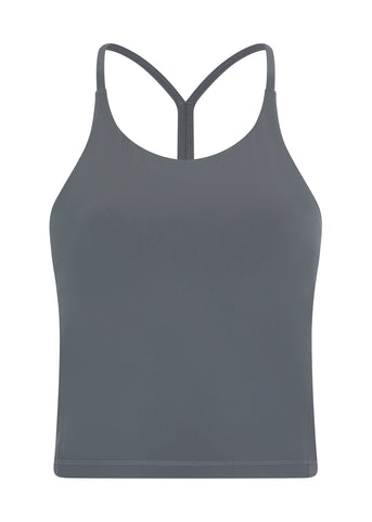 Higher Power Vest Top - Ash